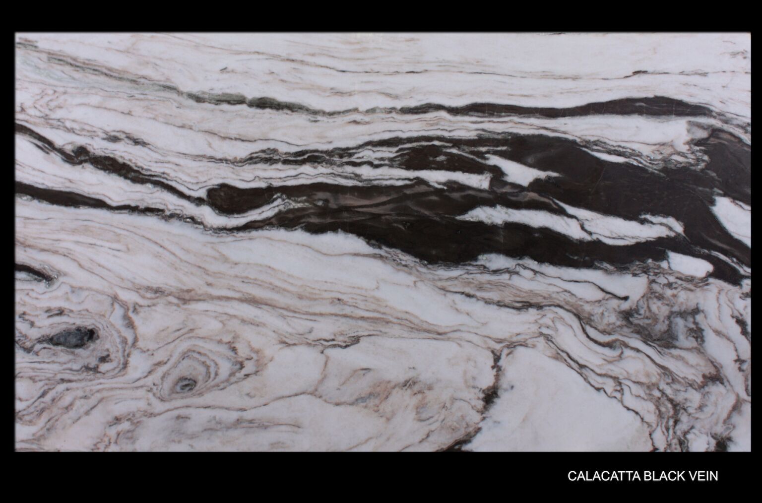 Calacatta Black Vein Tez Marble