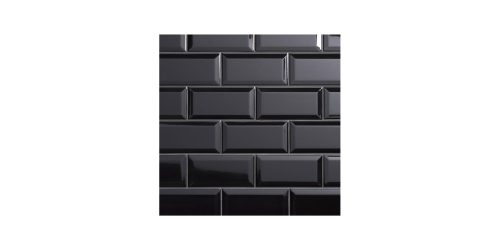 Crown Heights Beveled Glossy Black