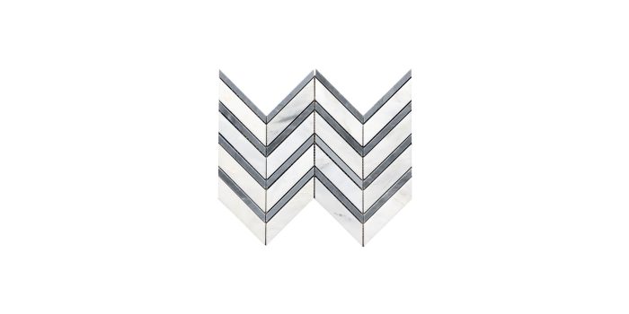 Chevron Carrara Bardiglio