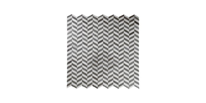 Chevron Mini Thassos Spain Grey