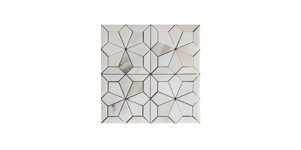 Lena Calacatta Rome Mosaic Tile | Tez Marble