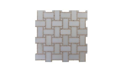 Manhattan Basketweave Crema Marfil