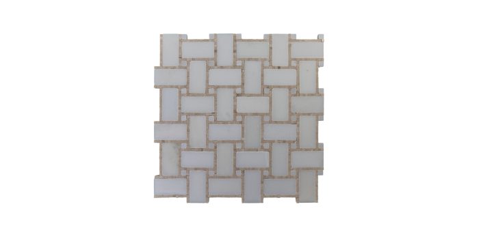 Manhattan Basketweave Crema Marfil