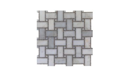 Manhattan Basketweave Spain Carrara