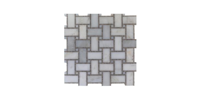 Manhattan Basketweave Spain Carrara