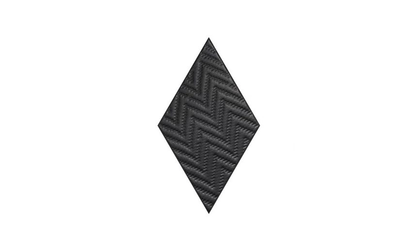 Rhombus Black Mosaic Tile | Tez Marble