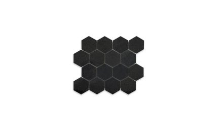 Absolute Black Granite Hexagon 3″ Polished