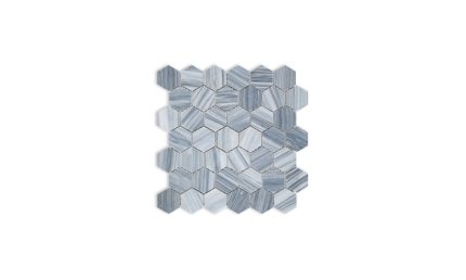 Bardiglio Veincut Marble Hexagon 2″