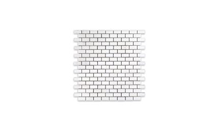 Bianco Dolomite Marble Brick 5/8″ X 1-1/4″