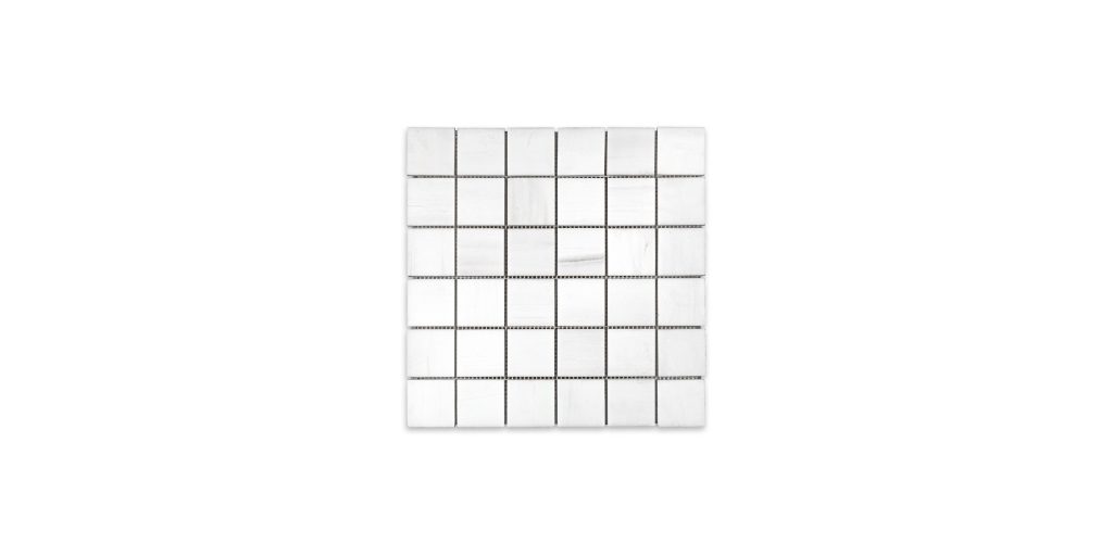 Bianco Dolomite Marble Square 2″ X 2″ Mosaic Tile | Tez Marble