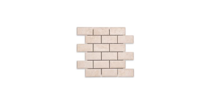 Botticino (Turkish) Marble Brick 2″ X 4″ Beveled