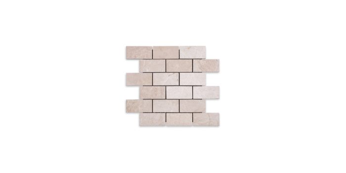 Botticino (Turkish) Marble Brick 2″ X 4″ Tumbled