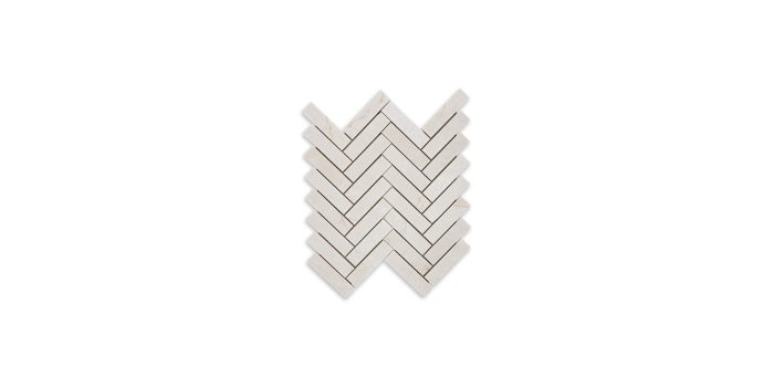 Botticino (Turkish) Marble Herringbone 1″ X 4″