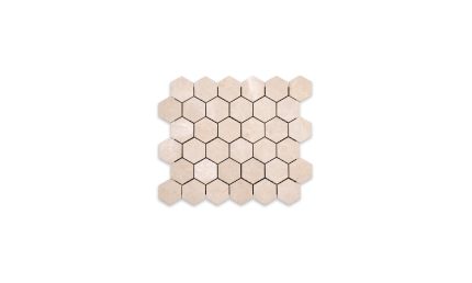 Botticino Turkish Marble Hexagon 2″