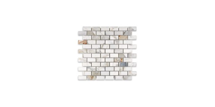 Calacatta Gold Marble Brick 1″ X 2″