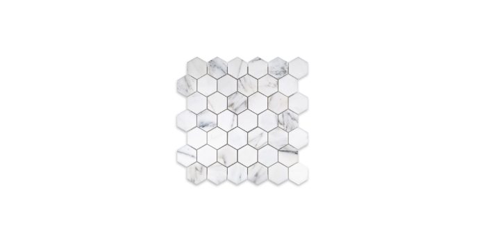 Calacatta Gold Marble Hexagon 2″