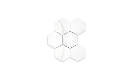 Calacatta Gold Marble Hexagon 5″