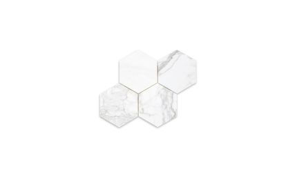 Calacatta Gold Marble Hexagon 6″