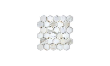 Calacatta Gold Marble Hexagon Double