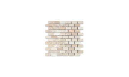 Crema Marfil Marble Brick 1″ X 2″