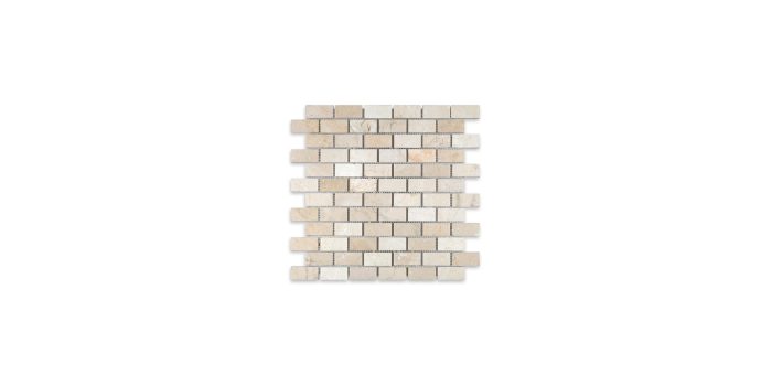 Crema Marfil Marble Brick 1″ X 2″