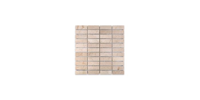 Crema Marfil Marble Brick 1″ X 3″ Stacked