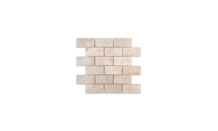 Crema Marfil Marble Brick 2″ X 4″