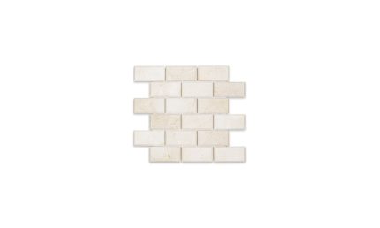 Crema Marfil Marble Brick 2″ X 4″ Beveled