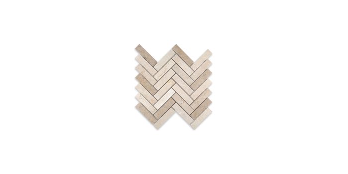 Crema Marfil Marble Herringbone 1″ X 4″