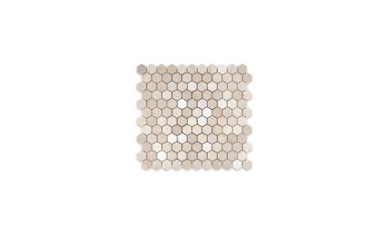 Crema Marfil Marble Hexagon 1″
