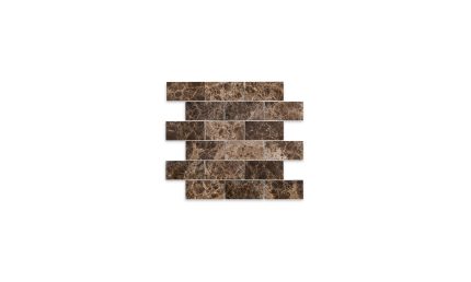 Emperador Dark Marble Brick 2″ X 4″ Polished