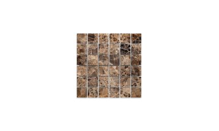 Emperador Dark Marble Square 2″ X 2″