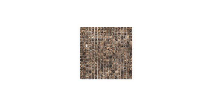 Emperador Dark Marble Square 5/8″ X 5/8″