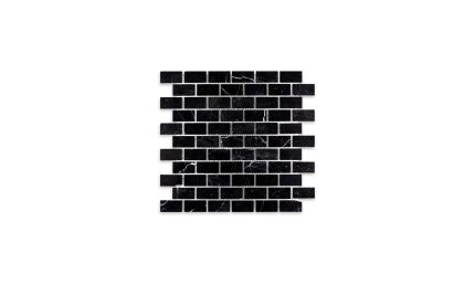 Negro Marquina Marble Brick 1″ X 2″