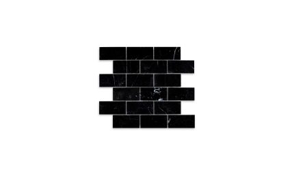 Negro Marquina Marble Brick 2″ X 4″