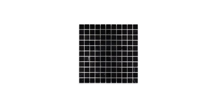 Negro Marquina Marble Square 1″ X 1″