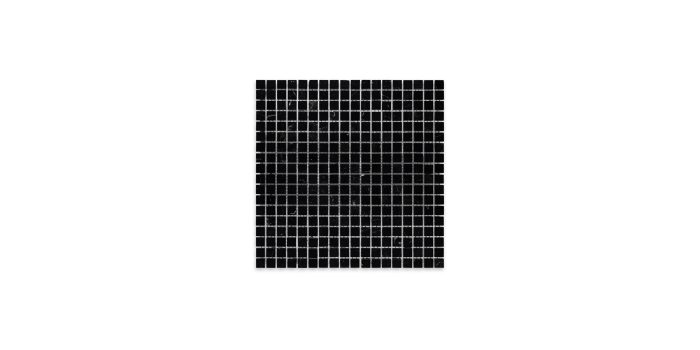 Negro Marquina Marble Square 5/8″ X 5/8″