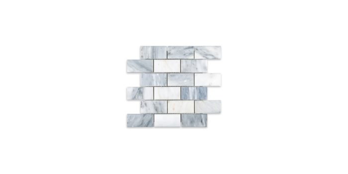 Oriental White Marble Brick 2″ X 4″