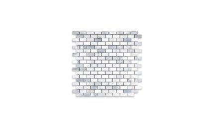 Oriental White Marble Brick 5/8″ x 1-1/4″