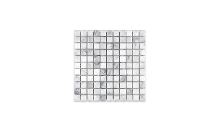 Oriental White Marble Square 1″ X 1″