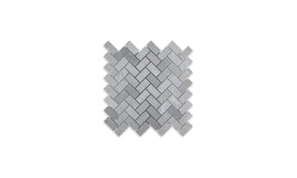 Spanish Grey Marble Herringbone 1″ X 2″