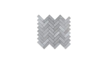 Spanish Grey Marble Herringbone 1″ X 3″