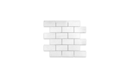 Thassos White Marble Brick 2″ X 4″