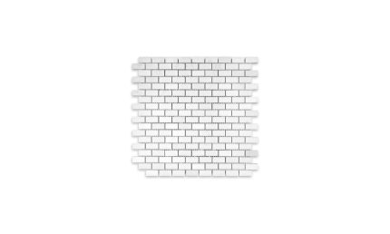 Thassos White Marble Brick 5/8″ X 1-1/4″