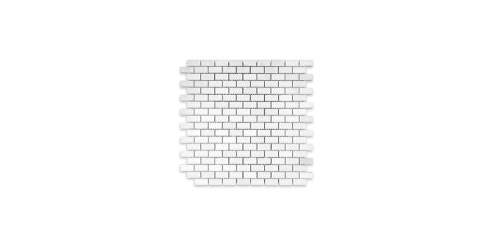 Thassos White Marble Brick 5/8″ X 1-1/4″