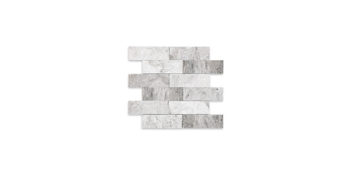 Tundra Grey Marble Brick 2″ X 6″