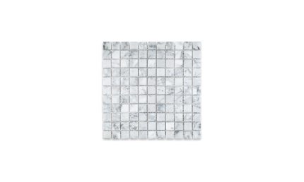 White Carrara Marble Square 1″ X 1″