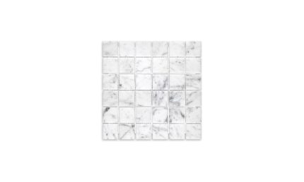 White Carrara Marble Square 2″ X 2″