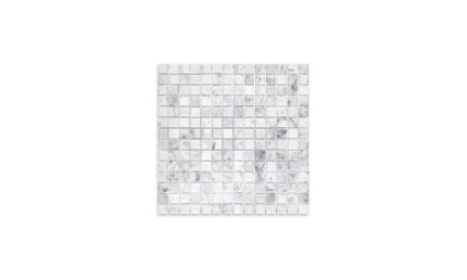 White Carrara Marble Square 3/4″ X 3/4″