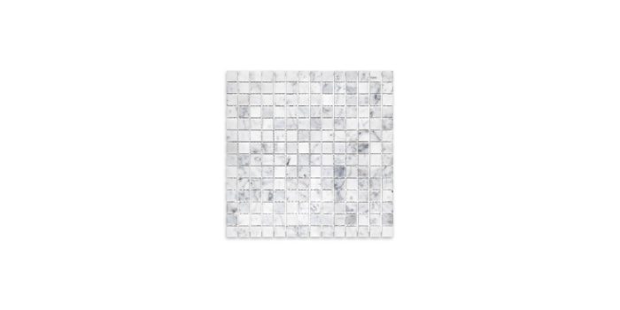 White Carrara Marble Square 3/4″ X 3/4″